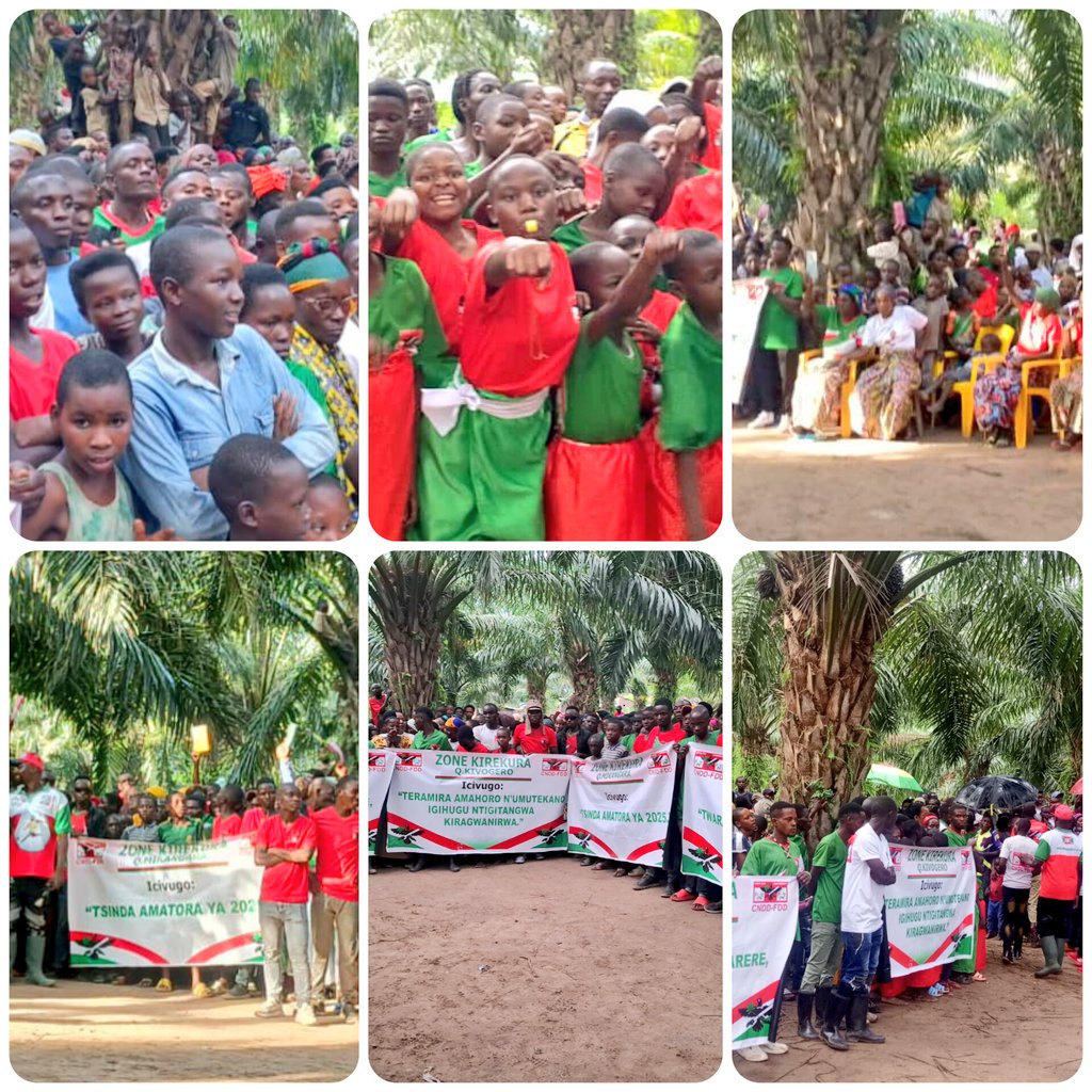 1️⃣ Rehaussée par la présence du secrétaire adjoint du <a href="/CnddFddNtahan/">CNDD-FDD - NTAHANGWA</a>, 1 rencontre importante a eu lieu ce 07.04.2025 avec les membres du parti de la zone Kirekura/Ntahangwa pour évaluer l'organisation des fondations dans toutes les collines. Marquée par un défilé des Imbonerakure
