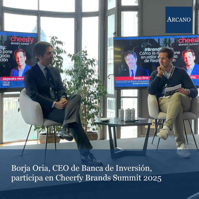 🍽️Hemos estado presentes en <a href="/Cheerfy/">Cheerfy</a> Brands Summit 2025 para dialogar sobre el valor estratégico de la marca desde la perspectiva de los fondos de inversión.