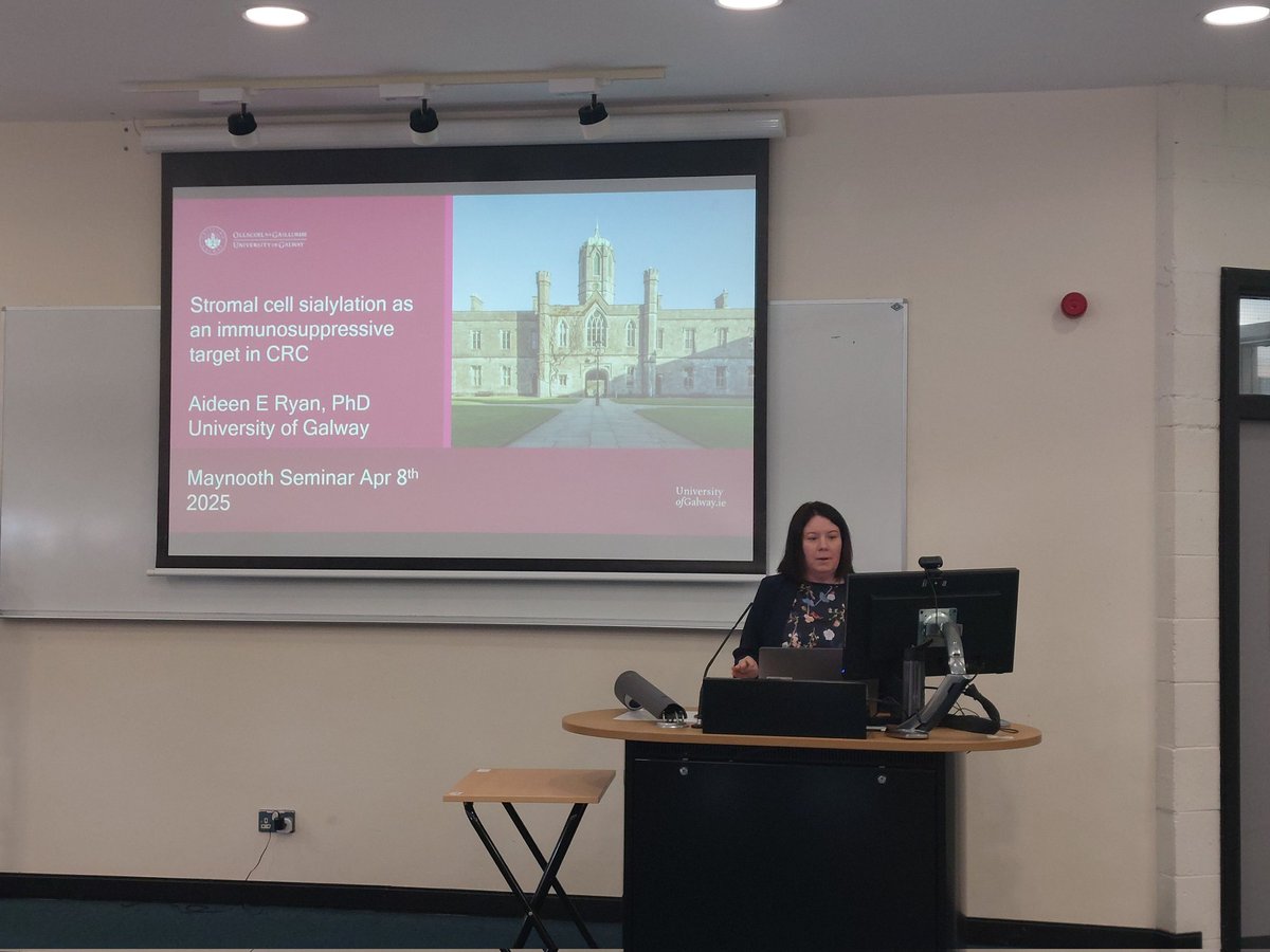 Prof Karen English (@kenglishlab) on Twitter photo Early start today with our Immunology & Global health seminar by <a href="/aideenryan1/">Aideen Ryan</a> talking about stromal cell sailylation and Colorectal cancer <a href="/MU_IGH/">Immunology & Global Health @ Maynooth University</a> <a href="/MaynoothBiology/">Maynooth Biology</a> <a href="/MaynoothUni/">Maynooth University</a> Early start today with our Immunology & Global health seminar by <a href="/aideenryan1/">Aideen Ryan</a> talking about stromal cell sailylation and Colorectal cancer <a href="/MU_IGH/">Immunology & Global Health @ Maynooth University</a> <a href="/MaynoothBiology/">Maynooth Biology</a> <a href="/MaynoothUni/">Maynooth University</a>