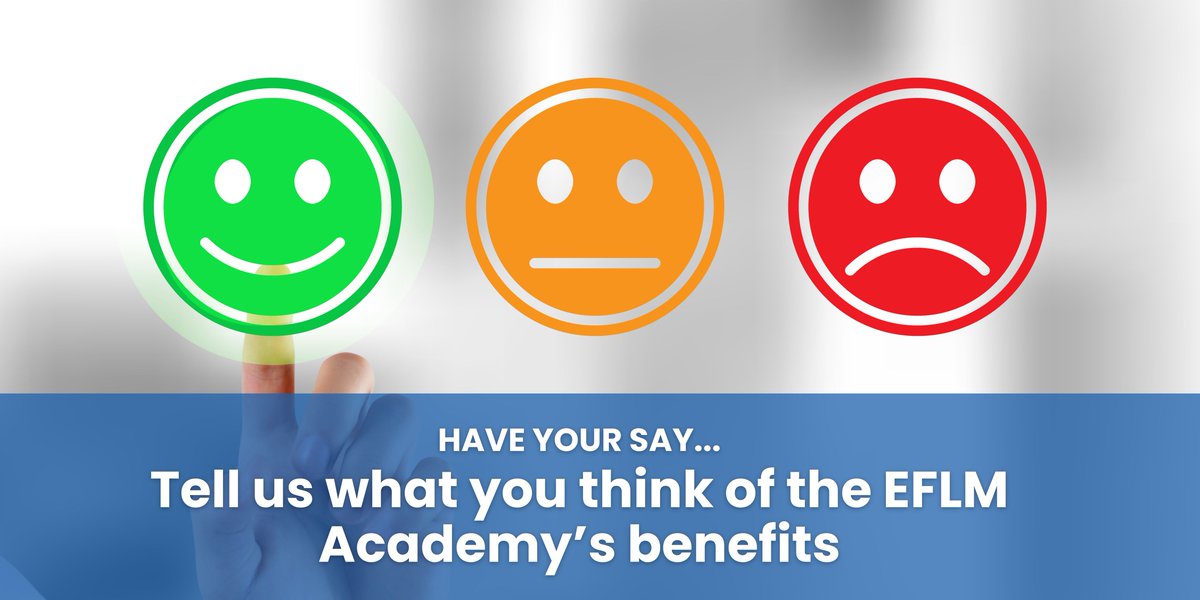 📢 EFLM Academy Members – we want to hear from you!

💬 Share your views on the benefits of EFLM Academy membership by completing our short survey (open until 15 April 2025).
🕒 Takes ~10 min
🔗 buff.ly/PxShqjF 

Your feedback helps us grow!

#EFLMAcademy #LabMed #EFLM