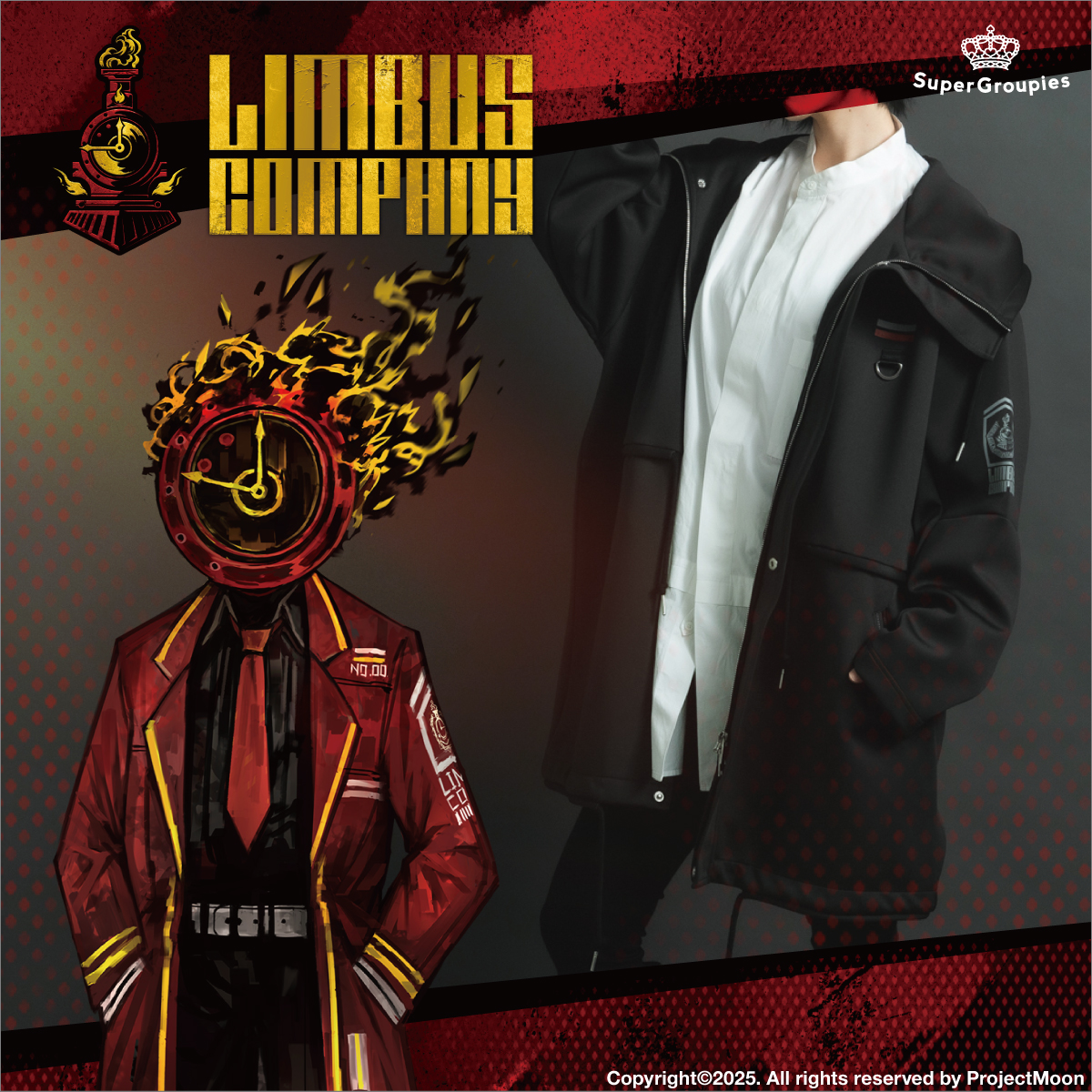 Pre-Order] #LimbusCompany - Coat The overall design and roomy