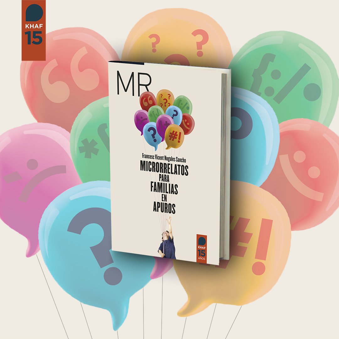 EdicionesKhaf (@ediciones_khaf) on Twitter photo 🆕|En "Microrrelatos para familias en apuros", de <a href="/ProfeFranNogale/">Francesc Nogales</a> encontrarás reflexiones❓y pautas para crear espacios de comunicación con tus hij@s y alumnado, para afrontar preguntas «incómodas».
Un libro que fue ayer presentado "en sociedad"
🔗bit.ly/43QfL48 🆕|En "Microrrelatos para familias en apuros", de <a href="/ProfeFranNogale/">Francesc Nogales</a> encontrarás reflexiones❓y pautas para crear espacios de comunicación con tus hij@s y alumnado, para afrontar preguntas «incómodas».
Un libro que fue ayer presentado "en sociedad"
🔗bit.ly/43QfL48