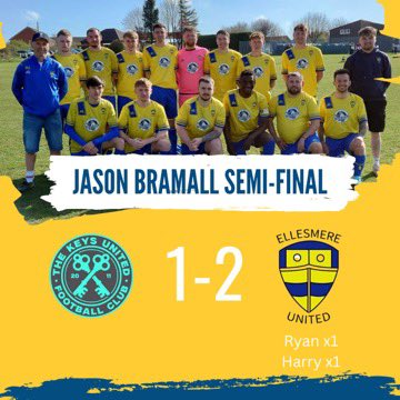 DOUBLE CUP FINALISTS! ⚽️

Congratulations to all these lads, making their 2nd cup final of the season!

Well done to MOTM, Ryan Williams, scoring his first EUFC goal with a brilliant header, and being defensively solid as always!

UP THE MERE!!! 💛💙