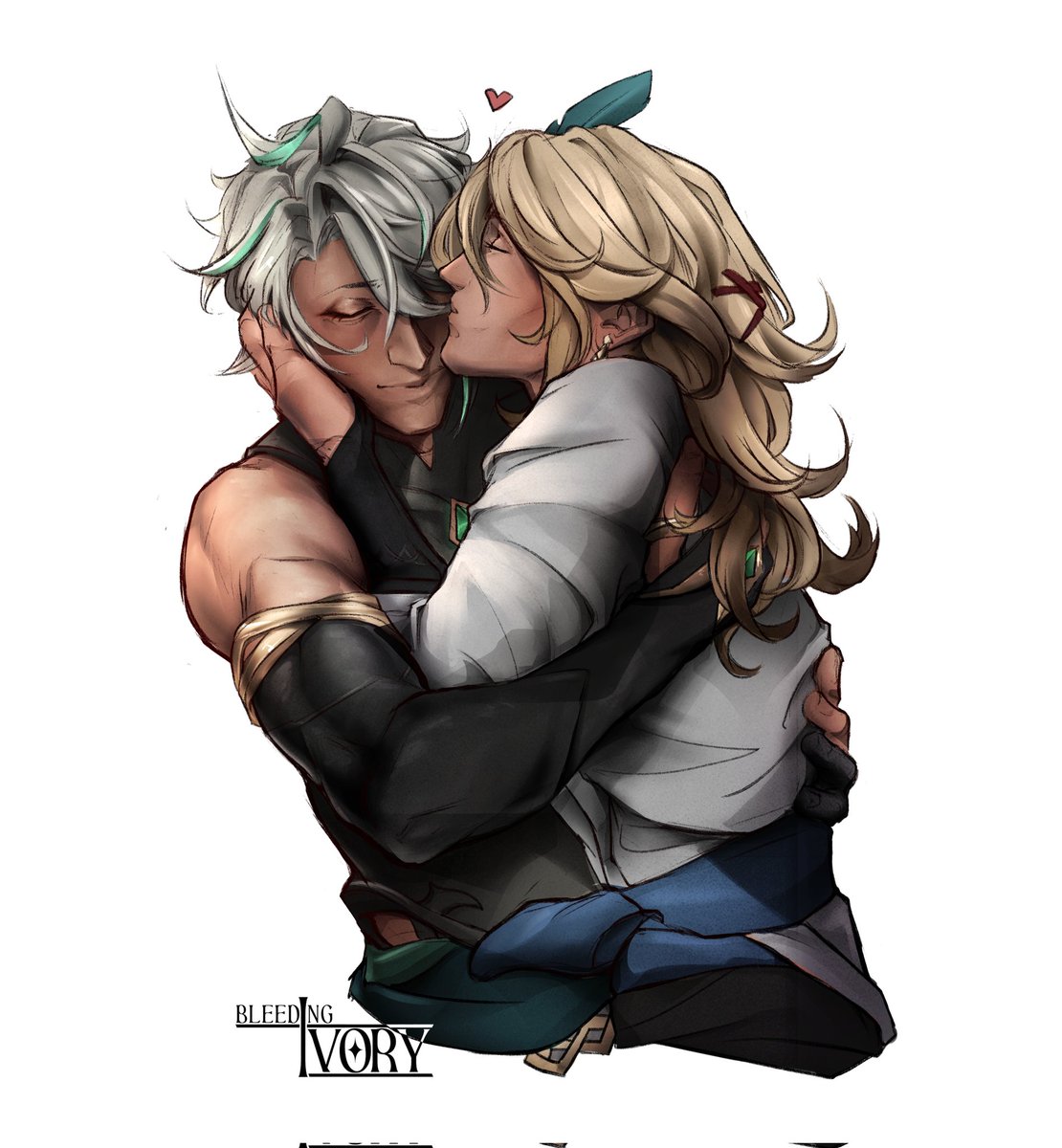 Happiest of birthdays to @/_nauria_ with this little #Haikaveh doodle 💕