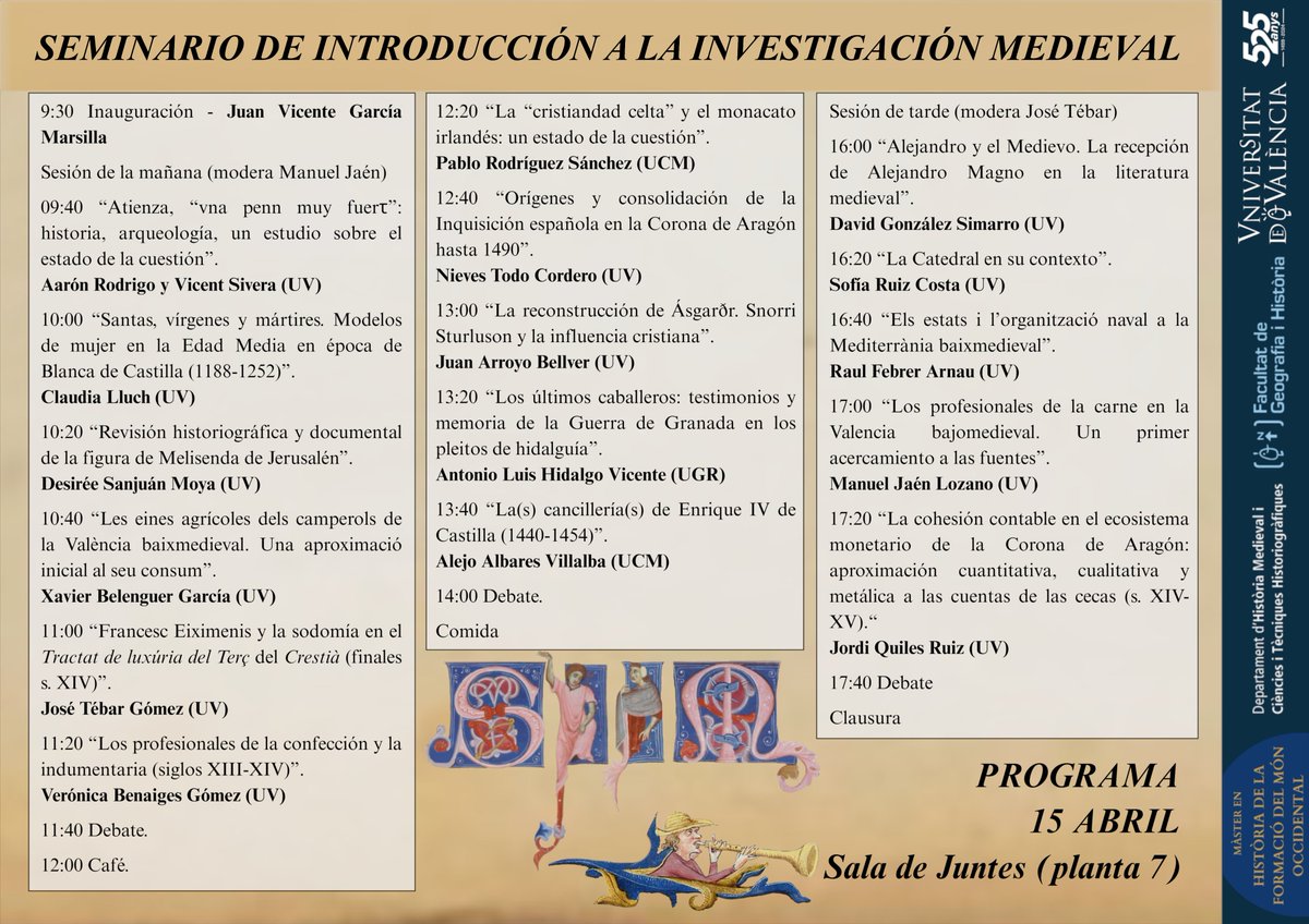 manu21ab's tweet photo. Buenos días🌻
‼️Ya tenemos cartel y programa para nuestro seminario‼️ #SIIM
🗓️Nos vemos el martes 15 de abril https://t.co/lPFv4OxSHz
