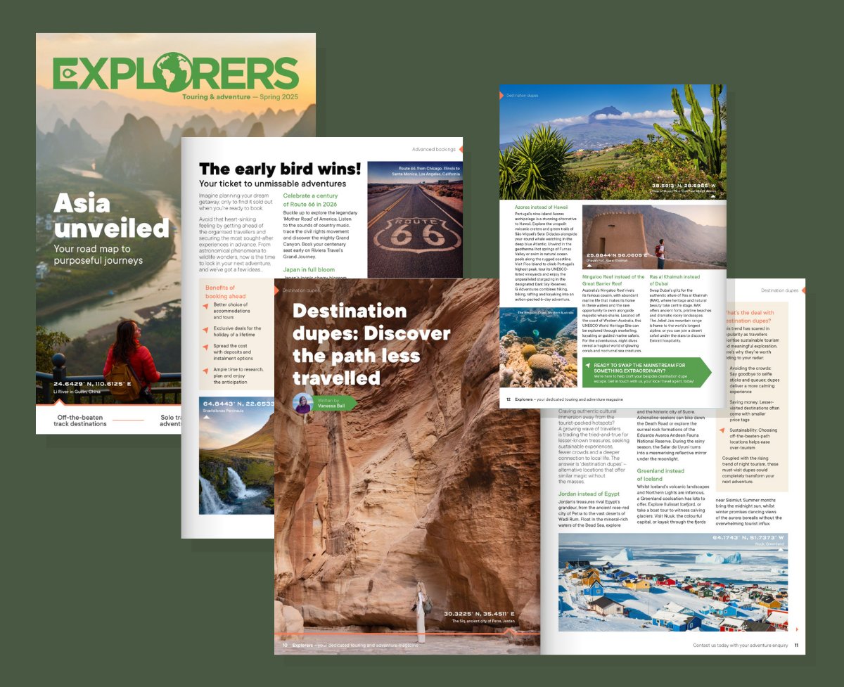 Vanessa ๐ She Wanders Miles (@wandersmiles) on Twitter photo I'm excited to see my travel trend articles published in Explorers magazine โ April 2025 edition โ about early-bird booking and destination dupes.
๐ READ MORE: โฆations.advantagetravelpartnership.com/explorers-apr-โฆ
<a href="/AdvantageHQ/">Advantage Travel Partnership</a> #TravelTrends #TravelWriting I'm excited to see my travel trend articles published in Explorers magazine โ April 2025 edition โ about early-bird booking and destination dupes.
๐ READ MORE: โฆations.advantagetravelpartnership.com/explorers-apr-โฆ
<a href="/AdvantageHQ/">Advantage Travel Partnership</a> #TravelTrends #TravelWriting