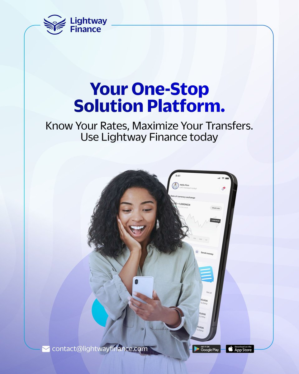 lightwayfinance's tweet photo. Get the full picture in one place.
Lightway Finance is your one-stop solution for competitive exchange rates, transparent fees, and expert insights, helping you maximize every international transfer. 😊
#ExchangeRates #LightwayFinance #OnePlatformSolution #GlobalTransfers https://t.co/FpaZvMsrzT