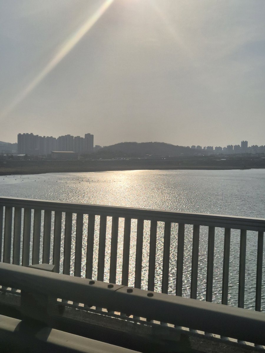 차타고 지나가면서 윤슬 비치길래 찍었는데
윤슬 보니까 자연스레 황민현이 떠올랐음
우리 황대장 얼른 보고싶다〰️