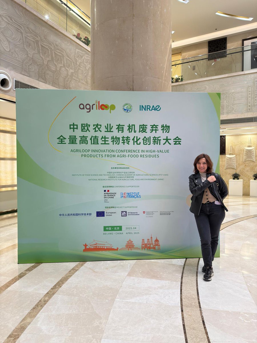 Our colleagues Natalia Hernández (<a href="/nataliahdzh/">Natalia Hernández</a>) &amp; Ana Hernández are in Beijing attending the <a href="/Agri_Loop/">AgriLoop Project</a> innovation conference on high-value products from agri-food residues to take advantage of the lastest strategies
