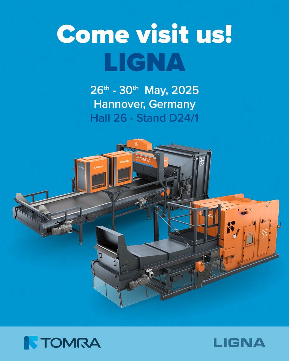 The countdown to LIGNA 2025 is on and we're bringing a major advancement to Hannover this May. Get ready for the official debut of our next-generation X-TRACT™ for waste wood sorting! ♻🌳
