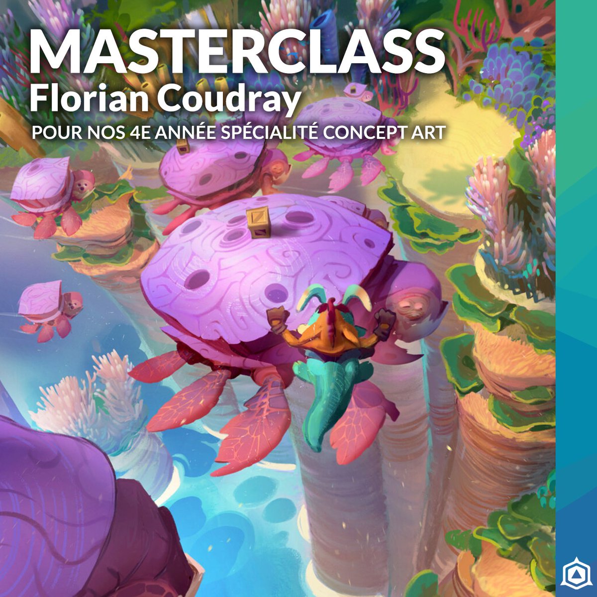 Un grand merci à <a href="/floriancoudray/">Florian Coudray</a> de <a href="/FireballStudio1/">Fireball Studio</a> pour sa Masterclass avec nos étudiants de 4ème année Spé Concept!

#Artside #Conceptart