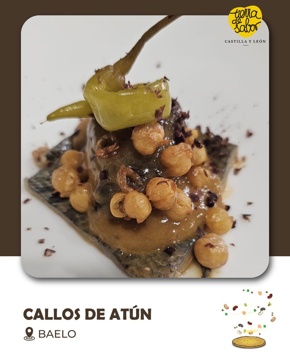Con «Callos de Atún», #CarlotaLerma de #Baelo #Madrid nos ofrece una reinterpretación del clásico guiso de callos dividido en dos partes… Consulta nuestra app para conocer los detalles.

#desTAPAlasLEGUMBRES #legumbreslovetapas #legumbresentapas #pinchodelegumbres