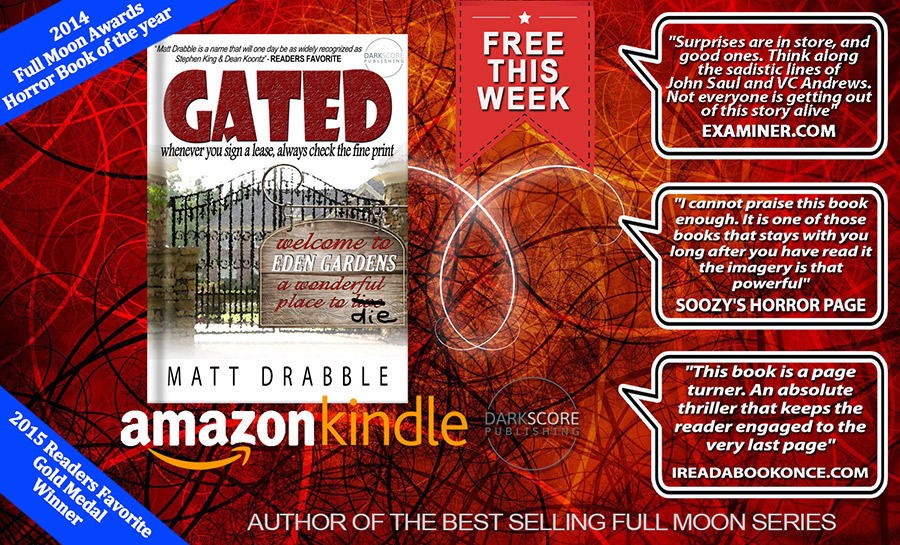 MattDrabble01's tweet image. FREE this week Tues - Sat the multi award winning &quot;GATED&quot; a #Horror/#Thriller/#MurderMystery

Amazon Links:

US - amazon.com/Gated-Matt-Dra…

UK - amazon.co.uk/Gated-Matt-Dra…