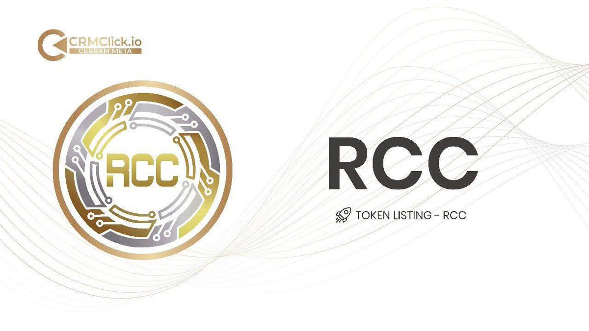 📢 CRMClick 新币上线！

🚀 CRMClick 已正式上线 $RCC，现已支持 $RCC 的充值与提币。

🕚 交易将在 11:12 PM (UTC+8) 开始！

💰 立即充值与提币 $RCC：
🔗 apps.apple.com/pl/app/cerramm…

#CRMClick #RCC #新币上线 #加密充值 #加密提币 #加密交易