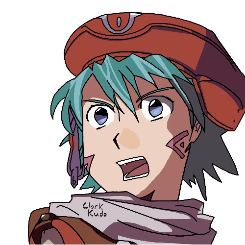 ClarkKudo's tweet photo. Here’s another thing I did a couple months ago. It’s Kite from #DotHack #PS2 #RPG #JRPG https://t.co/8F2wpfWJeR