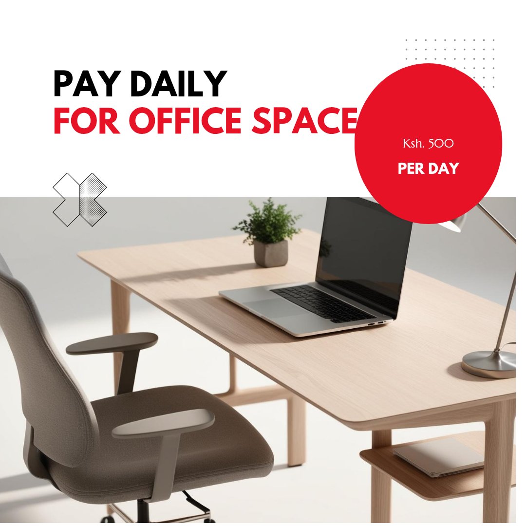 Need a quiet space to work this April?
The school holidays can get noisy at home.
Come to The Office – Coworking Space for a peaceful, affordable work environment.
Book your spot today!
#CoworkingSpace #ProductivityHub #AprilVibes #MainaAndKingangi