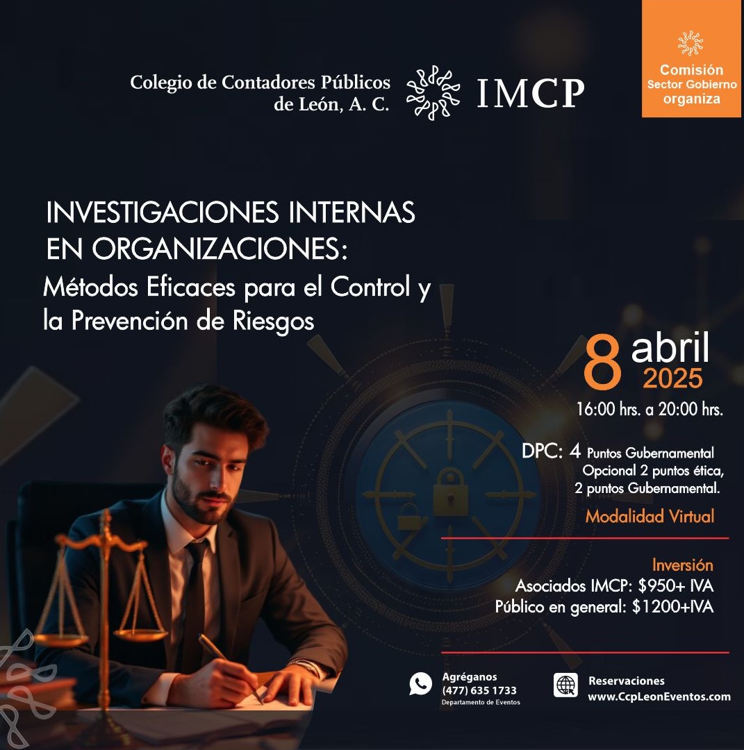 CCPLEONGTO's tweet photo. 8 de abril; INVESTIGACIONES INTERNAS  EN ORGANIZACIONES: Métodos Eficaces para el Control - https://t.co/rbC6LpflJt  whatsapp. 4776351733 https://t.co/uHJonTSIjW