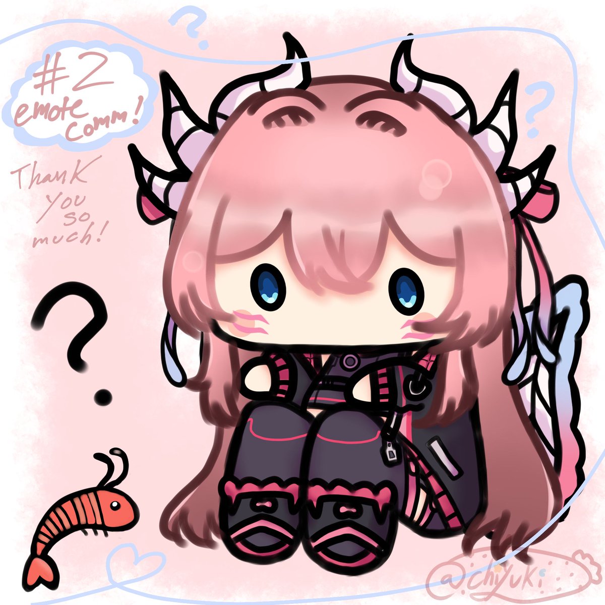 ChiyukiVT's tweet photo. #VGenComm gift emotes for @Sweet_Wasabiii 
A SECOND COMMISSION AS A GIFT!! THANK YOU SO MUCH AGAIN! 🪸💙 https://t.co/5ZyDHxGseP
