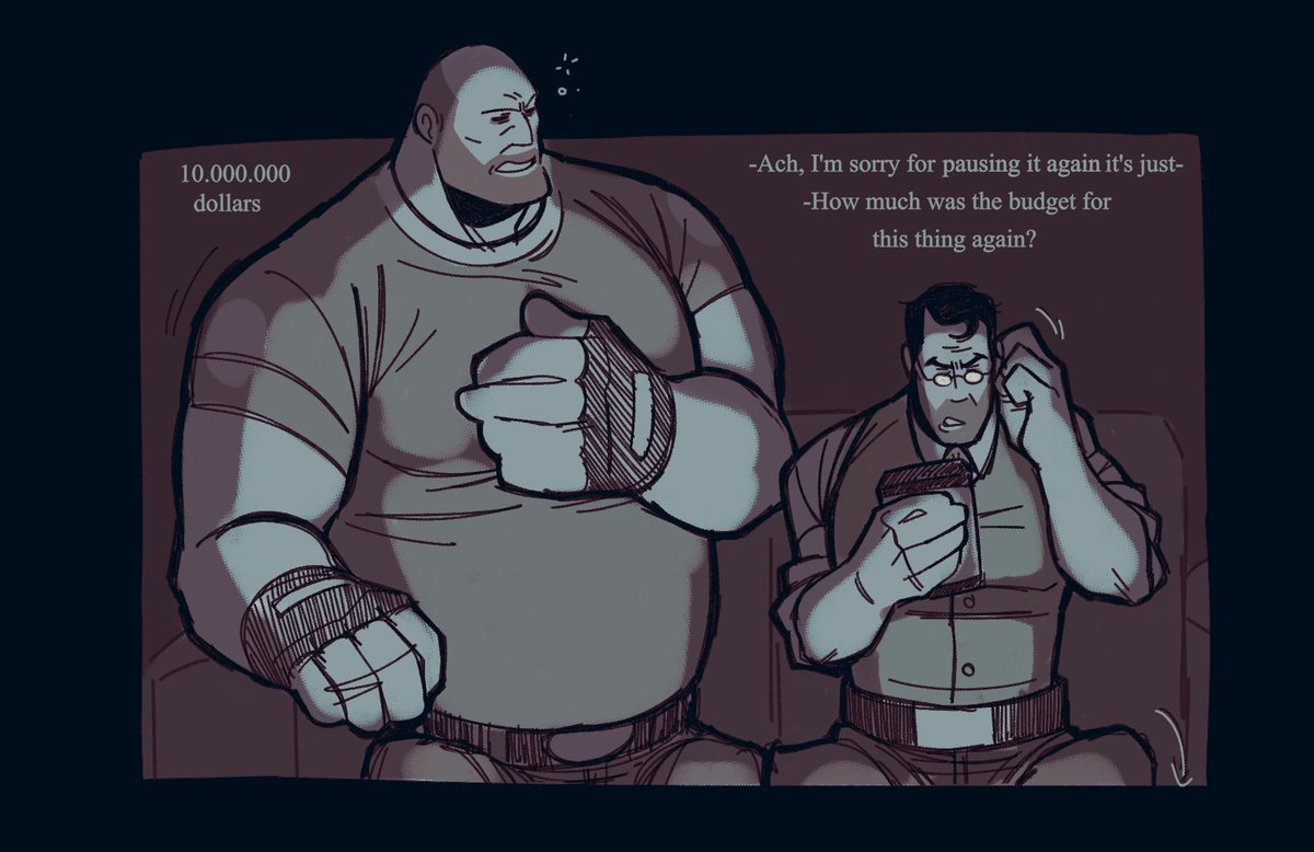 dailyheavymedic's tweet photo. day 71 #tf2

They are doing a horror movie marathon, Medic loves to pause to nitpick or comment about certain effects while Heavy has been trying not to fall asleep for an hour now https://t.co/dcy6A0qzk1