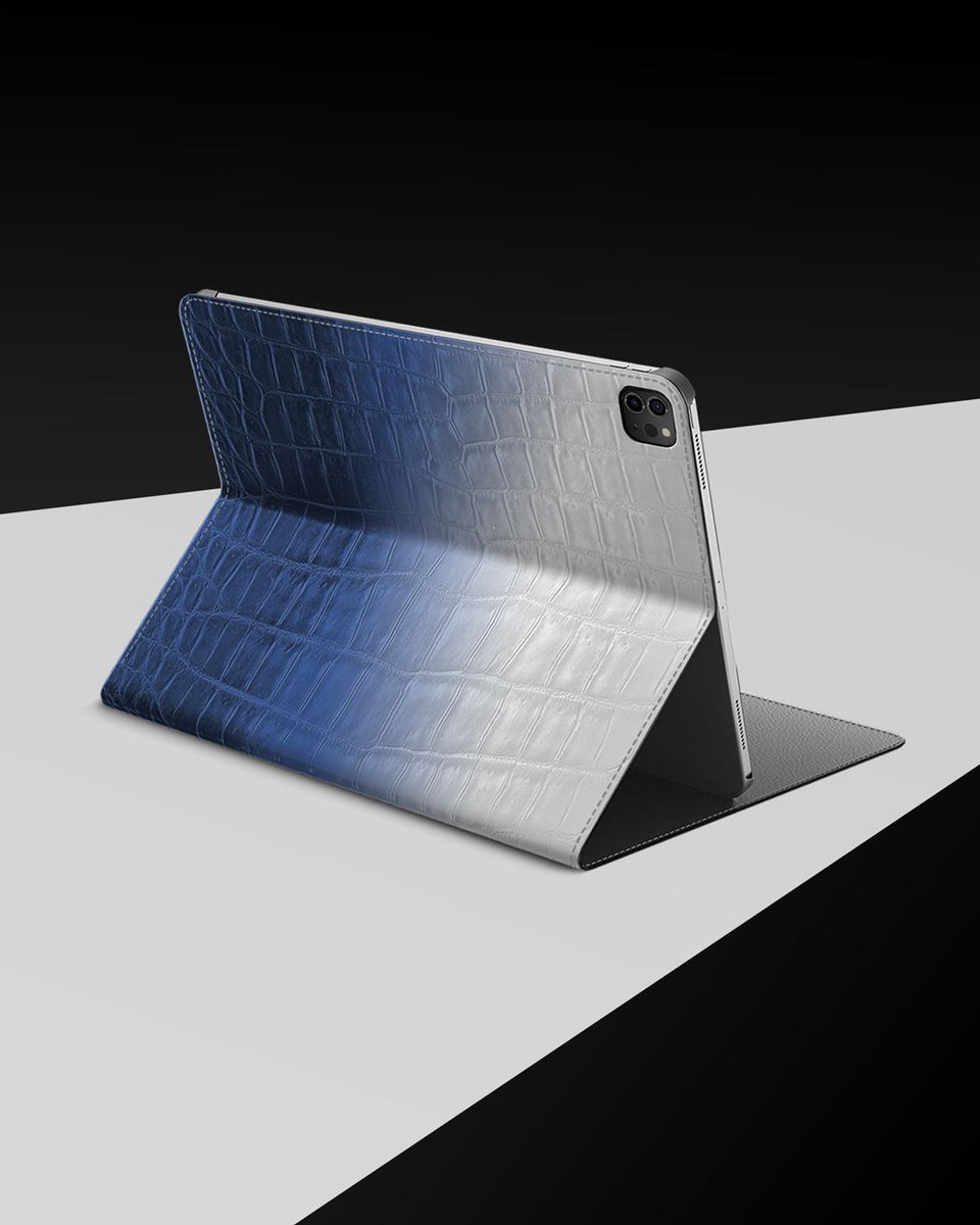 labodetofficial's tweet photo. Introducing iPad Folio cases in Himalayan crocodile leather. Crafted to showcase the beauty of rare Himalayan crocodile leather, these iPad cases are the perfect accessory for your iPad. https://t.co/BDM7zpe1VZ 
#Labodet #MadeinFrance #LuxuryTech #TechAccessories #LuxuryLifestyle https://t.co/gQdI3UpJ4r