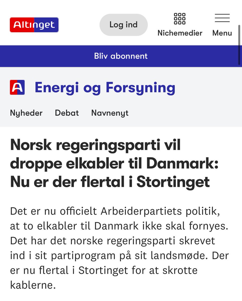 Så er der dårligt nyt for fritidsnotater og andre anti-atomkraft dogmater. Vi kan ikke bare importere fra naboerne når vores vejrafhængige planer fejler. Det var ellers hele anti-atomkrafts forudsætning. Vi har direkte kurs mod strømmangel ifølge Energinet og nu er det kun værre.