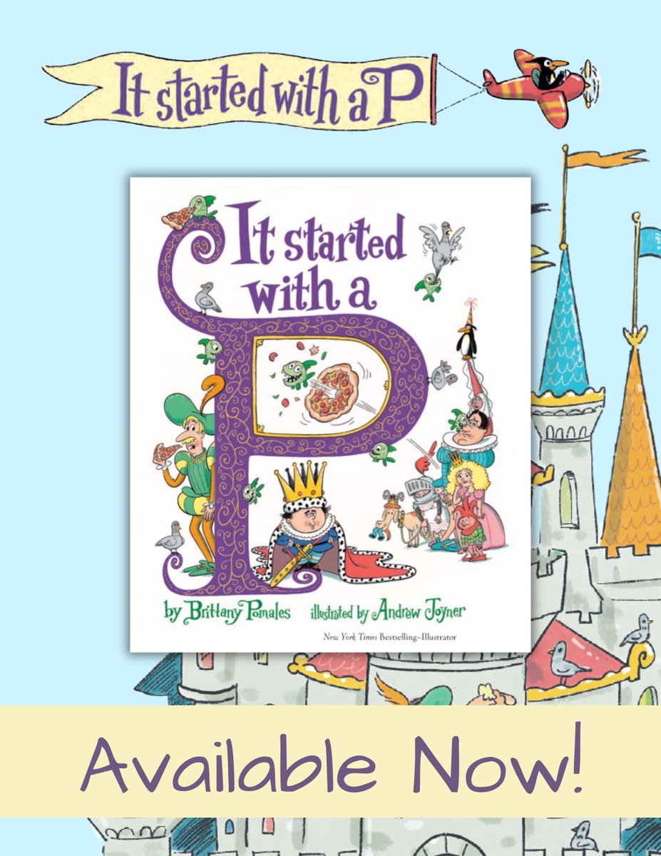 👑Today is THE DAY! 👑

IT STARTED WITH A P is available now. 

Playful, Peculiar, &amp; Packed with Surprises!
Will you guess the perfectly hilarious twist? (Probably not. But that's part of the fun!)

Written by Brittany Pomales
Illustrated by Andrew Joyner
Pubbed <a href="/penguinkids/">Penguin Kids</a>