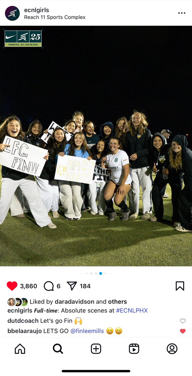 Had a great time playing in the ECNL National Selection game but what made it even better is the support of the BeachFC 08 and 09 girls! 🖤 💛⚽️<a href="/BeachFC_G07ECNL/">Beach FC G07 ECNL</a> <a href="/antonarrache/">Anton Arrache</a>