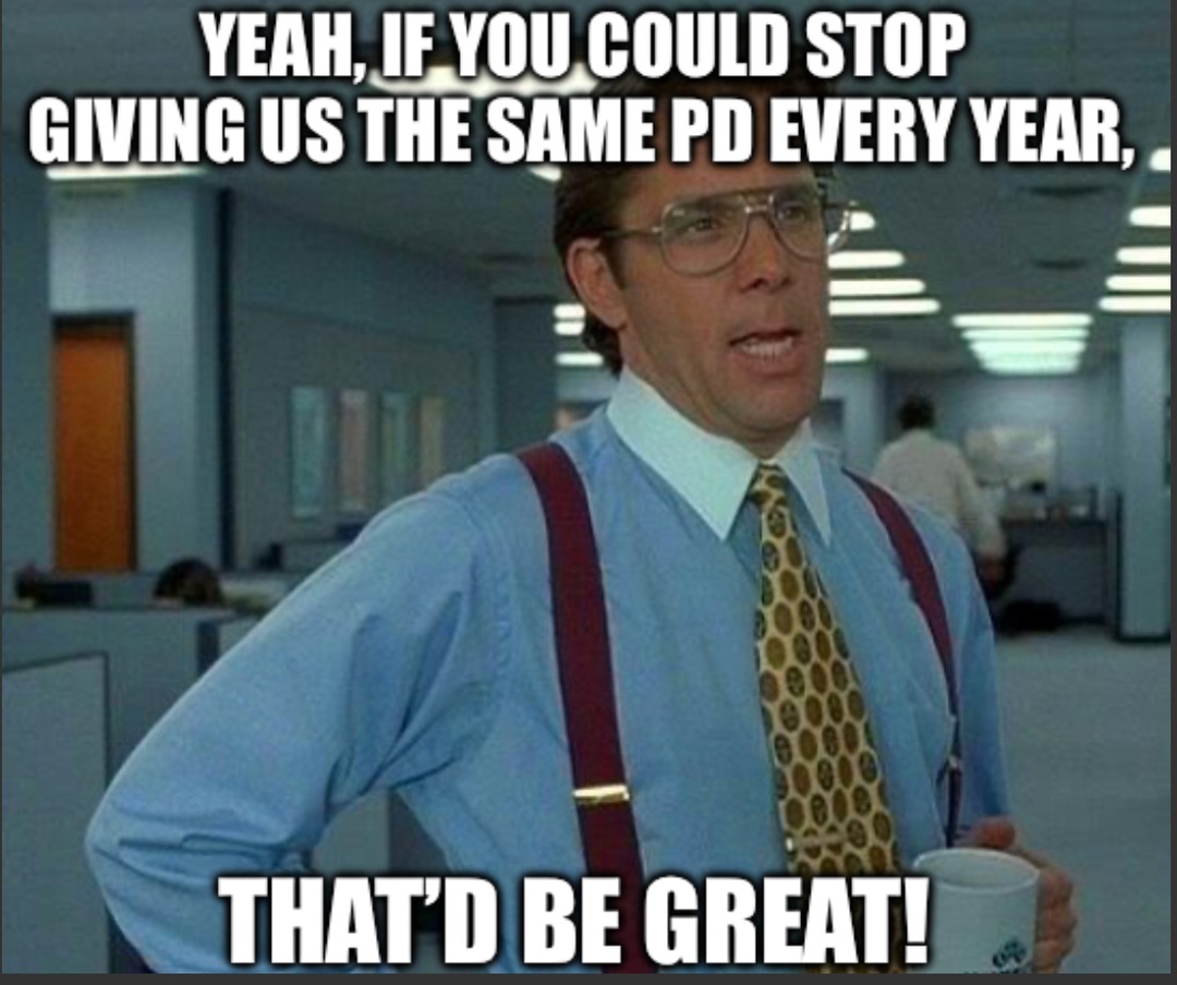 MoreThanJustPD's tweet image. Nobody asked for another compliance refresher. Let’s level up. 📚 
#ProfessionalDevelopment #ResponsiveLearning 

#PersonalizedPD #OfficeSpace #Education #Principals #growprofessionally