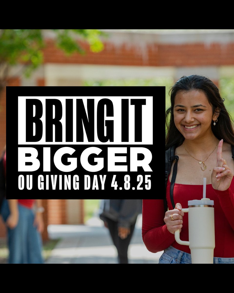 OU Honors College (@ouhonors) on Twitter photo ๐๐ข๐ฏ๐ข๐ง๐ ๐๐๐ฒ ๐ข๐ฌ ๐ก๐๐ซ๐! ๐คฉ For 24 hours, on Tuesday, April 8, from 12:01 a.m. until 11:59 p.m., your donation will go to one of four funds: Medical Humanities Scholars Program, Pre-Law, Honors at Oxford, and our General Excellence Fund. ๐ one.givesooner.org/honorscollege ๐๐ข๐ฏ๐ข๐ง๐ ๐๐๐ฒ ๐ข๐ฌ ๐ก๐๐ซ๐! ๐คฉ For 24 hours, on Tuesday, April 8, from 12:01 a.m. until 11:59 p.m., your donation will go to one of four funds: Medical Humanities Scholars Program, Pre-Law, Honors at Oxford, and our General Excellence Fund. ๐ one.givesooner.org/honorscollege