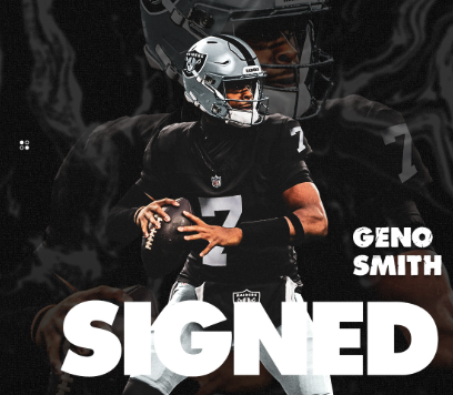 coachmundoreyes's tweet photo. 🚨LV @Raiders han llegado a un acuerdo con el QB Geno Smith y ya lo han firmado. @EstadioAbc @BlitzNFLMty https://t.co/ianeBNcRCV
