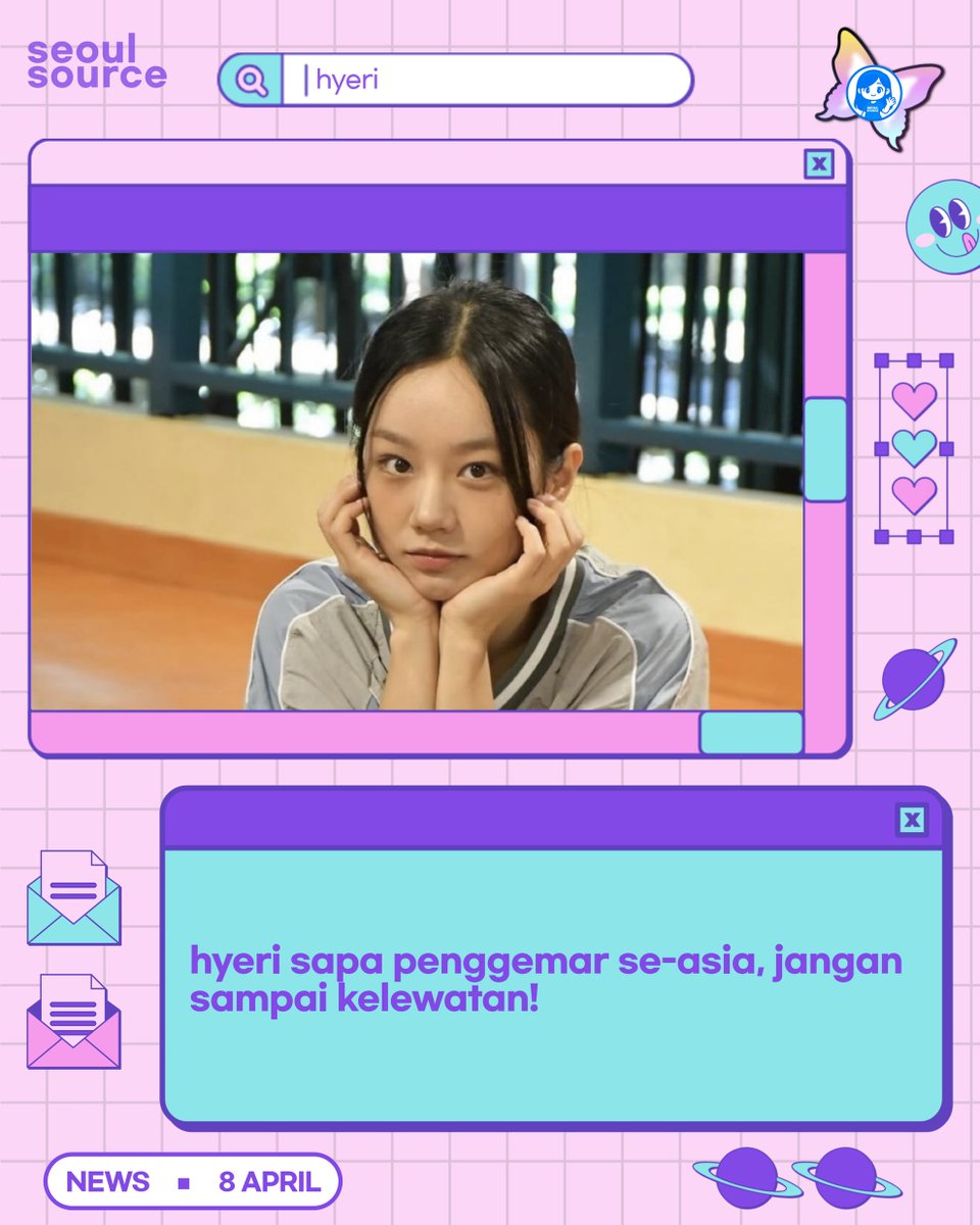 kpopdankdramaid's tweet photo. Hyeri Sapa Penggemar Asia Lewat Tur Fanmeeting Solo Perdana! #Hyeri #Fanmeeting #TurAsia #WelcomeToHyeriStudio #FriendlyRivalry #Sublime
Selengkapnya https://t.co/Kgi4CMmecp
-K.Gaeul https://t.co/rg6O6iMSqO