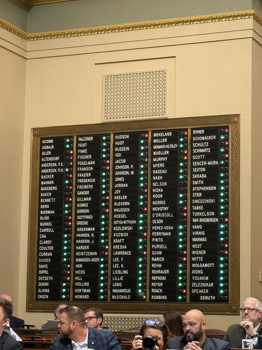 Huldah4House's tweet image. My first bill ever, #HF1471, just PASSED the MN House — with bipartisan support!
It’s simple: give landlords the Landlord-Tenant Guide upfront. More info = fewer disputes + more housing stability.
Onward!
#MNLeg #StrongerTogether #HousingJustice