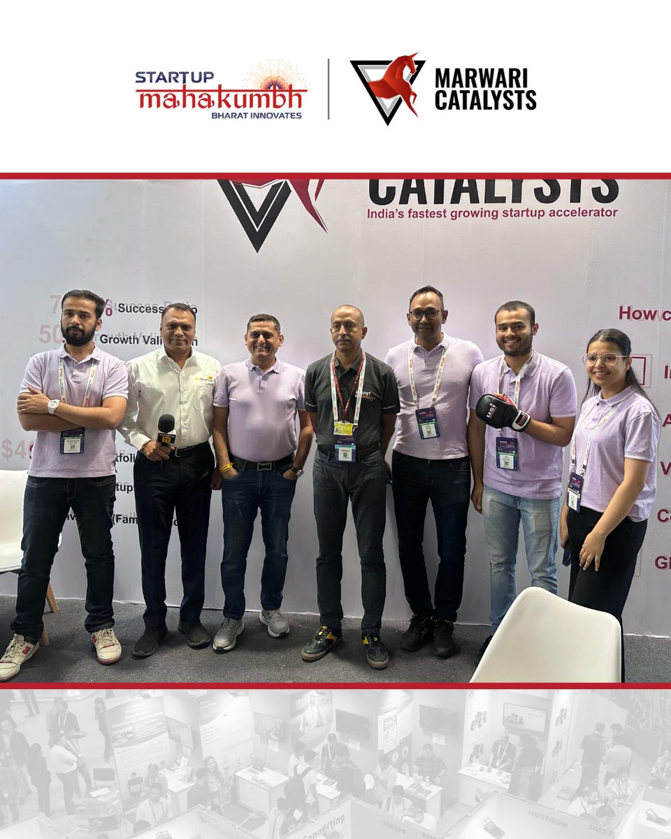 Honored to host Shri Sanjiv Singh, Joint Secretary, Department for Promotion of Industry and Internal at #startupmahakumbh 2025. Grateful for his support and encouragement as we drive India’s startup vision forward.

#MarwariCatalysts #StartupIndia
