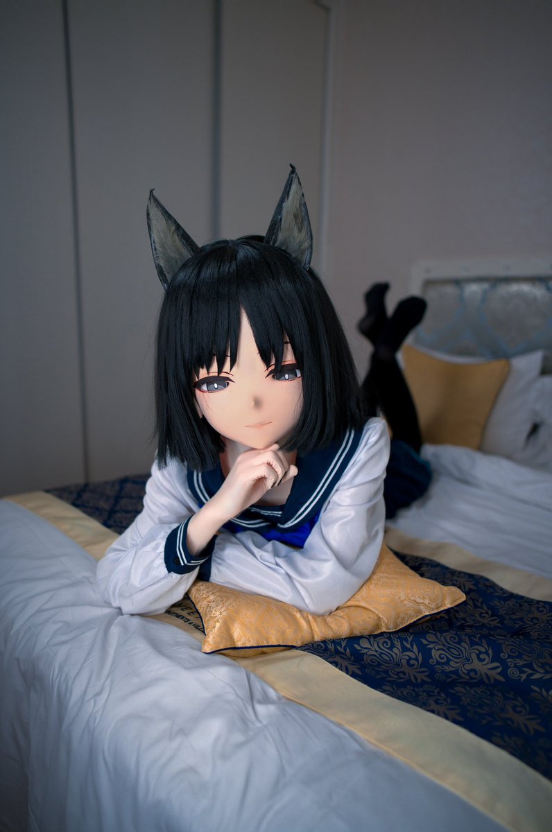 盯…

桐生桔梗
📸：<a href="/qweasdkj/">qwe</a> 
#BlueArchive #kigurumi