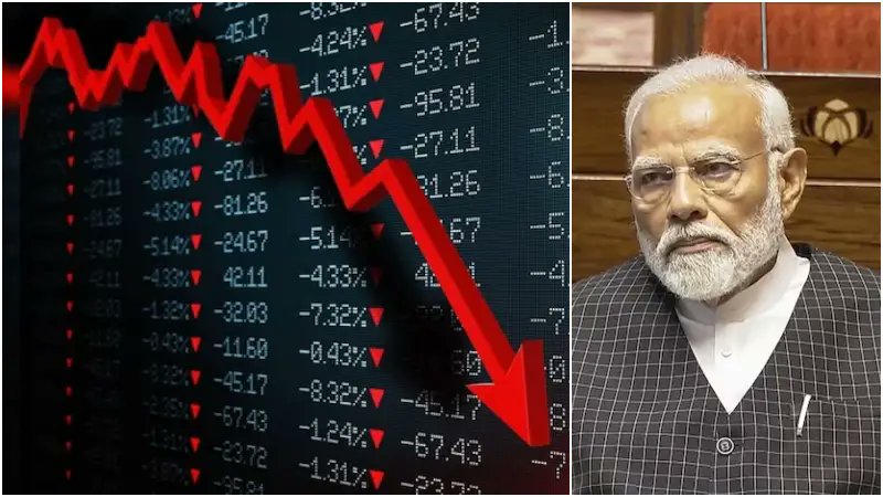 ভারতের শেয়ারবাজারে ১০ সেকেন্ডে গায়েব ২০ লাখ কোটি রুপি