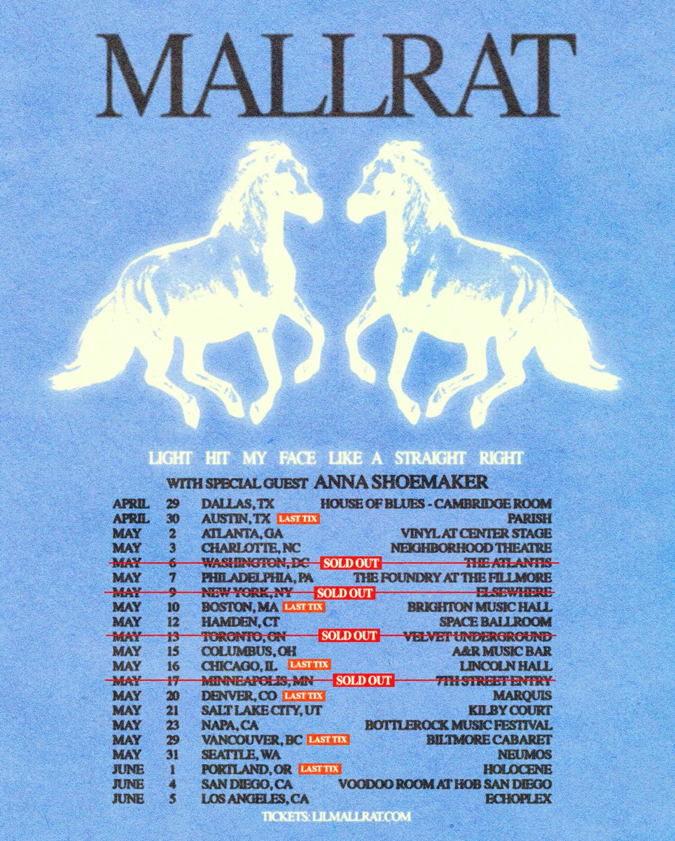 lilmallrat's tweet image. only 10 tix left for Chicago and 20 left for Vancouver and Portland!! with @annashoemaker_ ☆彡