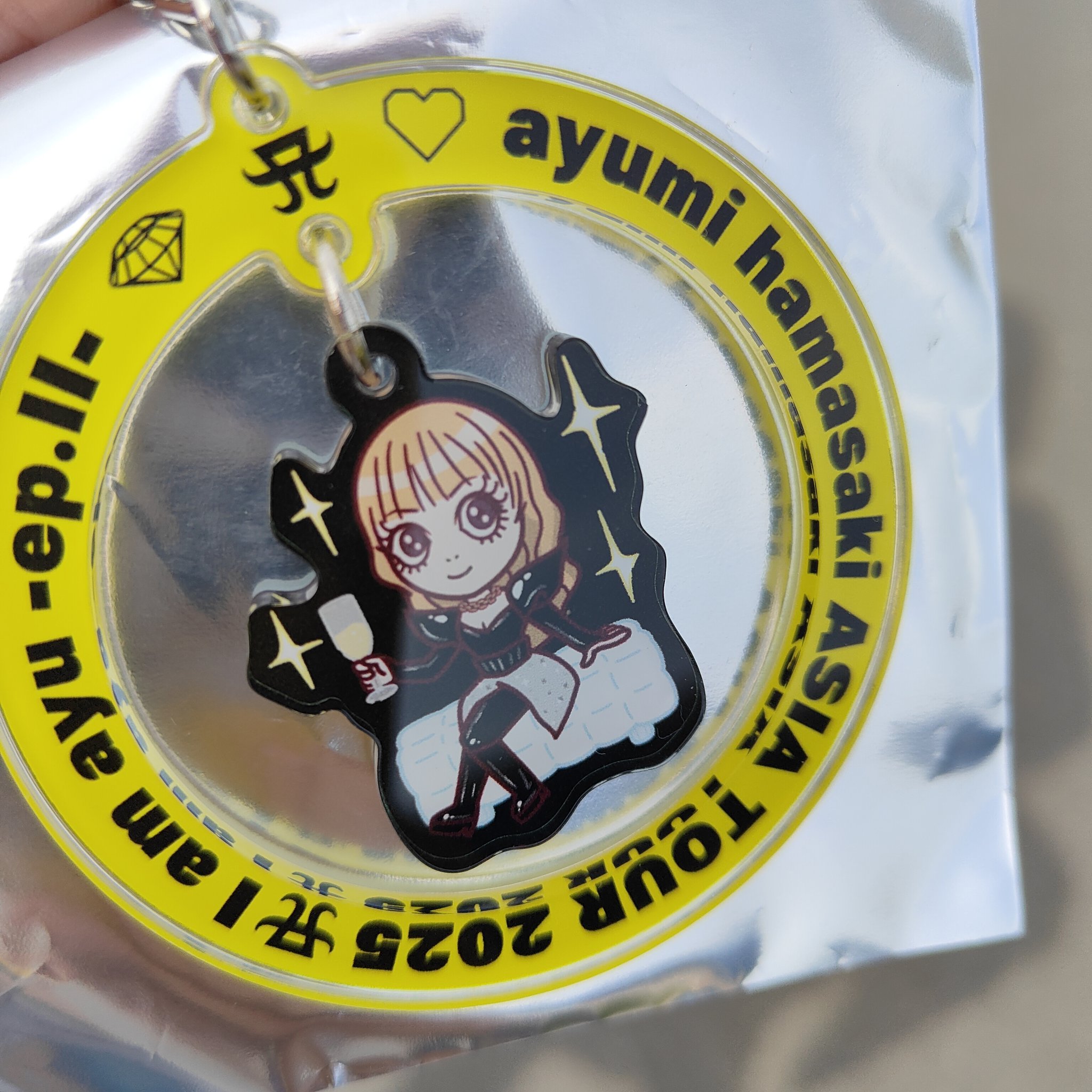 浜崎あゆみ グッズ ayupan ゆらゆらチャームキーホルダー あゆ