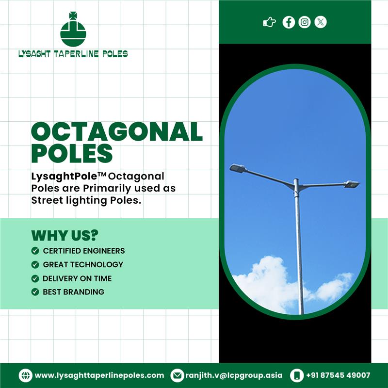 ltpindiaasia's tweet image. LTP Octagonal Poles are here to light the way—not just with brilliance, but with bold design and unbeatable durability.
Say goodbye to dull, outdated lighting. Say hello to urban elegance with purpose.
lysaghttaperlinepoles.com/octagonal-pole…
#OctagonalPoles #lightpole #streetpole #streetlight