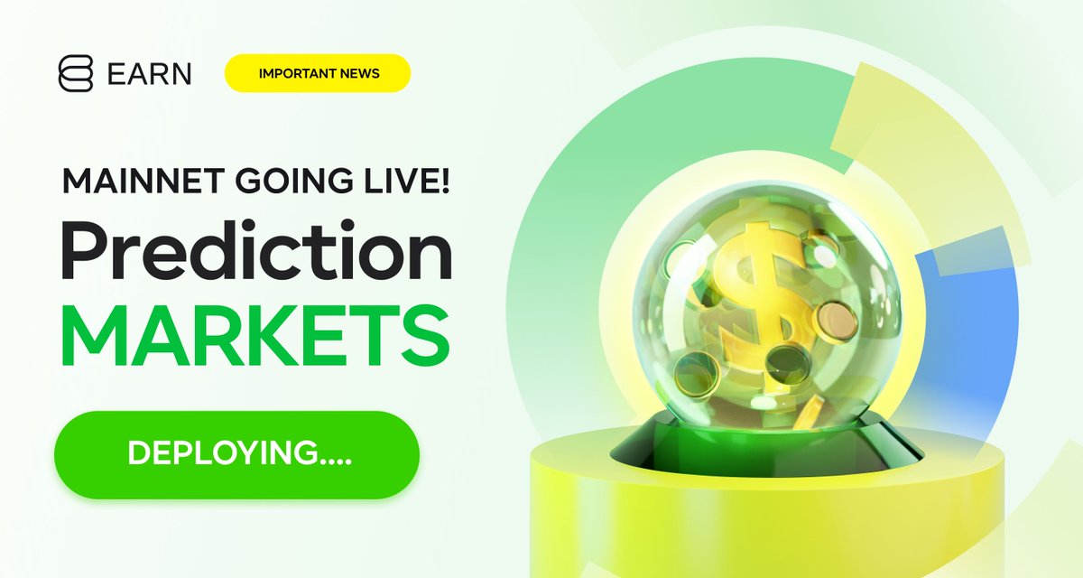 🚀 Big news! We're going live and deploying Prediction Markets to production.

✅ Final testing &amp; audit complete
🛠️ Rolling out to production now
⚠️ You may experience brief issues with the site in the next days

📩 Reach out to us to create your own prediction market 🔮