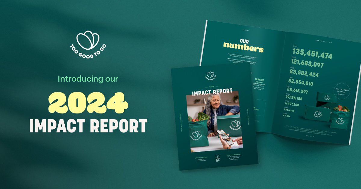 Ivo van den Brand (@ivovdb) on Twitter photo 💥💥 <a href="/TooGoodToGo/">Too Good To Go</a> 's 2024 Impact Report has landed! We're grateful of our partners, users and colleagues around the world for their commitment to realising a greener, cleaner planet by reducing food waste.
Download our Impact Report here: toogoodtogo.com/impact-report #Sustainability 💥💥 <a href="/TooGoodToGo/">Too Good To Go</a> 's 2024 Impact Report has landed! We're grateful of our partners, users and colleagues around the world for their commitment to realising a greener, cleaner planet by reducing food waste.
Download our Impact Report here: toogoodtogo.com/impact-report #Sustainability