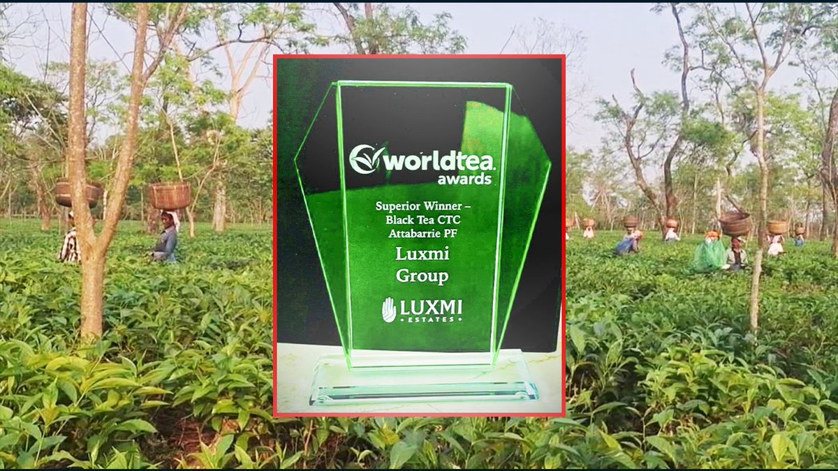 pratidintime's tweet photo. Assam's tea has once again brought international acclaim. The CTC black tea produced at the Attabarie Tea Garden in Sivasagar’s Demow has won the prestigious ‘World Tea Award’.

Full story here: https://t.co/6ebjxFK2mZ

#AssamTea #Demow #AttabarieTeaGarden | @CMOfficeAssam https://t.co/GZd3xKHxaS