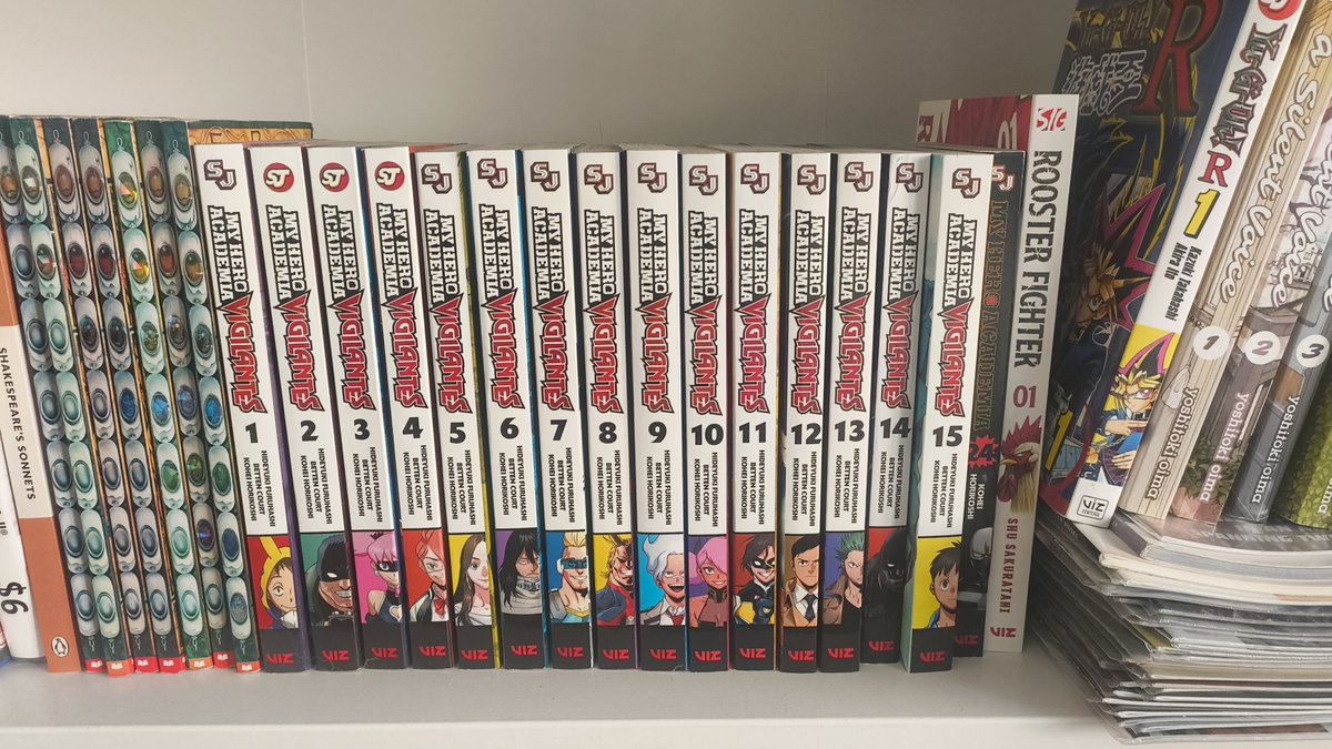 BinaryNine's tweet image. Have I mentioned I like MHA Vigilantes? I collected them as they came out :)