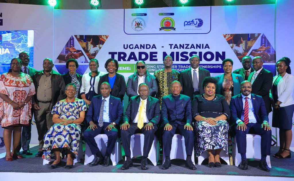 Private Sector Foundation Uganda (@psf_uganda) on Twitter photo The #UGTZTradeMission2025 in Kampala is marking a major milestone in the growing economic partnership between 🇺🇬
and 🇹🇿. He explained that this mission represents our shared vision of prosperity, regional integration, and sustainable development within the <a href="/jumuiya/">East African Community</a> -Amb Mwesigye The #UGTZTradeMission2025 in Kampala is marking a major milestone in the growing economic partnership between 🇺🇬
and 🇹🇿. He explained that this mission represents our shared vision of prosperity, regional integration, and sustainable development within the <a href="/jumuiya/">East African Community</a> -Amb Mwesigye