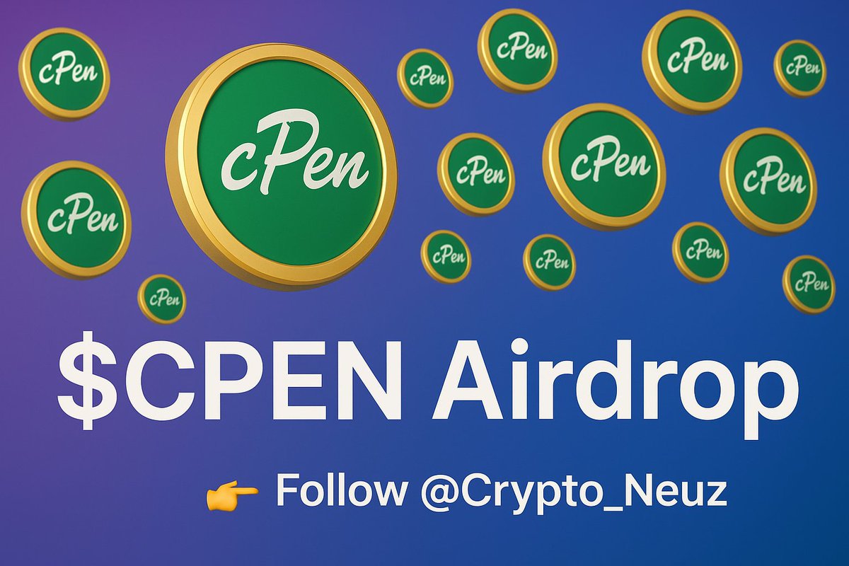 Crypto_Neuz's tweet photo. Guess the $CPEN Listing Price! 🚨 The closest guess will win a huge #CPEN Airdrop! 🎉

Options:

🔹 $0.000005
🔹 $0.00005
🔹 $0.0005
🔹 $0.005
🔹 $0.05
🔷 $0.5

To enter:
1. Follow @Crypto_Neuz
3. On bell notis 🔔
3. Like &amp; Repost this tweet 🔁

#CPEN #Listing #Airdrop #PAWS https://t.co/uaqQu9fmgV