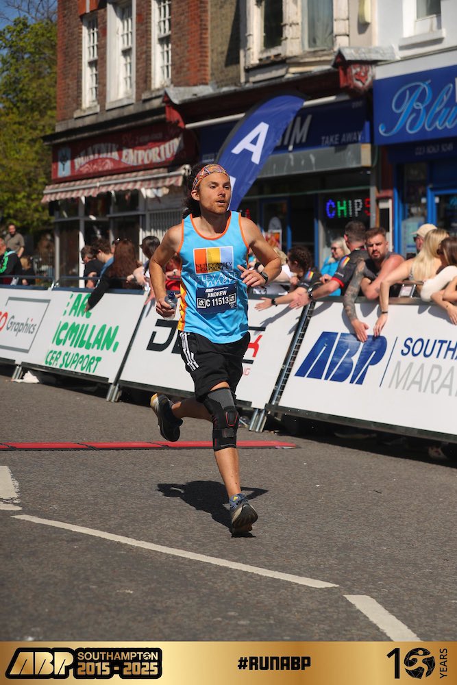 I enjoyed completing my first marathon at the weekend.