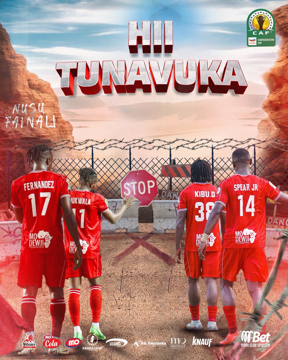 Ndugu Mwanasimba 𝐇𝐈𝐈 𝐓𝐔𝐍𝐀𝐕𝐔𝐊𝐀 ni jambo la muda. Kesho pale Kwa Mkapa tunamaliza hili. #HiiTunavuka #WenyeNchi #NguvuMoja