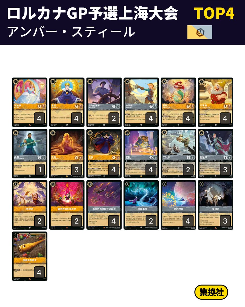 集換社Lorcana【ロルカナ】 on X: 集換社Lorcana【ロルカナ】 on X: