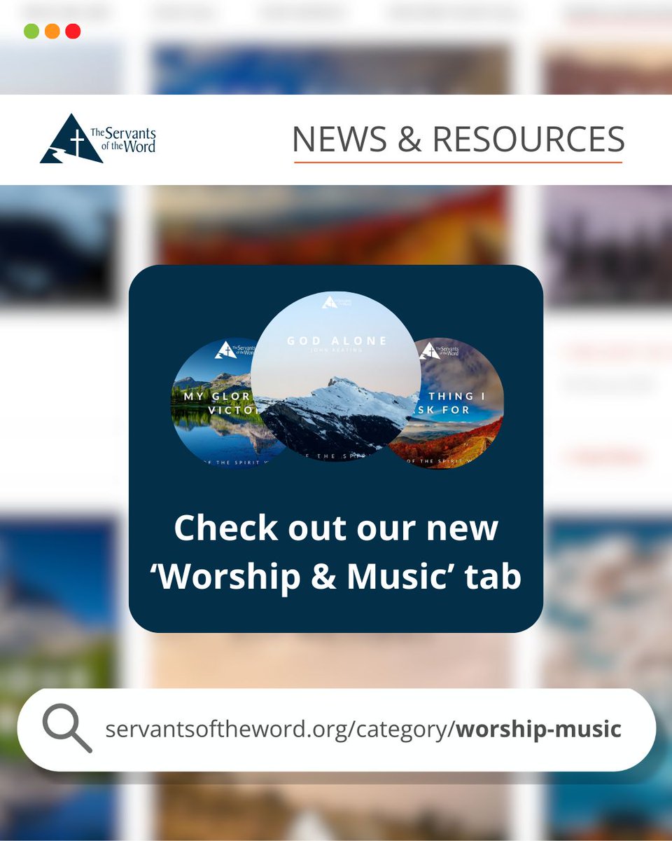 You can find songs by our brothers (some of them new) on our worship page here servantsoftheword.org/category/worsh…