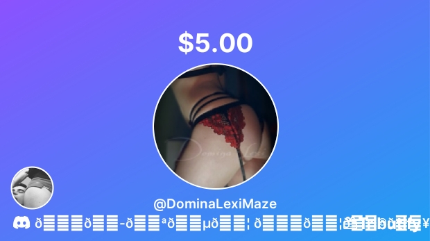 🥀Elite Femdom Hierarchy🥀 (@elitefemdomh) on Twitter photo Yay! Somebody sent a custom gift for $5.00 on <a href="/mytributify/">Tributify Wishlist</a> via "🥀 𝘌𝘭𝘪𝘵𝘦 𝘍𝘦𝘮𝘥𝘰𝘮 𝘏𝘪𝘦𝘳𝘢𝘳𝘤𝘩𝘺 🥀" discord server 😊🌞✨💸
Support me, buy me gifts, & more on Tributify!
tributify.com/DominaLexiMaze Yay! Somebody sent a custom gift for $5.00 on <a href="/mytributify/">Tributify Wishlist</a> via "🥀 𝘌𝘭𝘪𝘵𝘦 𝘍𝘦𝘮𝘥𝘰𝘮 𝘏𝘪𝘦𝘳𝘢𝘳𝘤𝘩𝘺 🥀" discord server 😊🌞✨💸
Support me, buy me gifts, & more on Tributify!
tributify.com/DominaLexiMaze