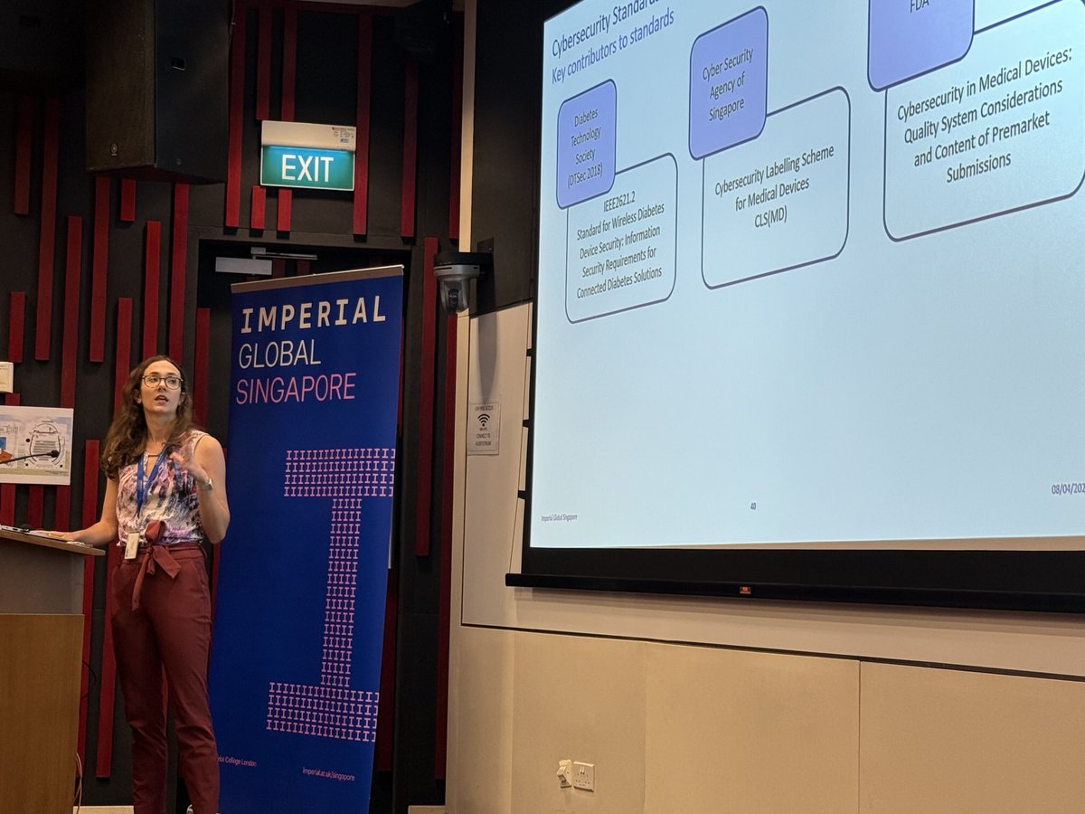 Nick Oliver (@mortdecai) on Twitter photo Dr Anna Bird discussing cybersecurity of medical devices with diabetes technology as the exemplar to celebrate the 1st birthday of Imperial Global Singapore and the IN-CYPHER programme š„³ ā¦<a href="/imperialcollege/">Imperial College London</a>ā© ā¦<a href="/ImperialMed/">Imperial Medicine</a>ā© ā¦<a href="/ImperialMDR/">Metabolism, Digestion & Reproduction</a>ā© Dr Anna Bird discussing cybersecurity of medical devices with diabetes technology as the exemplar to celebrate the 1st birthday of Imperial Global Singapore and the IN-CYPHER programme š„³ ā¦<a href="/imperialcollege/">Imperial College London</a>ā© ā¦<a href="/ImperialMed/">Imperial Medicine</a>ā© ā¦<a href="/ImperialMDR/">Metabolism, Digestion & Reproduction</a>ā©